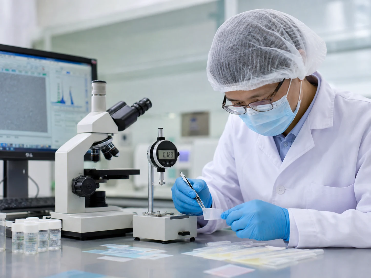 Quality inspection for oral dissolving film production